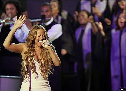 Mariah looking good Meanwhile all Madonna got out Mariah looking good Meanwhile all Madonna got out