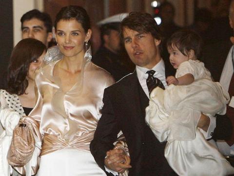 tom cruise and katie holmes baby. Tom Cruise and Katie Holmes